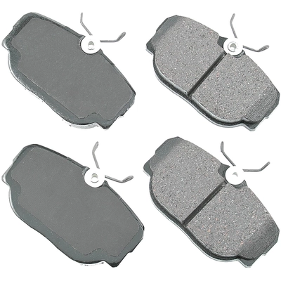 Rear Ceramic Pads by AKEBONO - EUR493 pa10