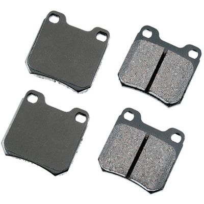 Rear Ceramic Pads by AKEBONO - EUR709 pa5