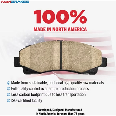 Rear Ceramic Pads by AMERIBRAKES - PRC1060 pa3