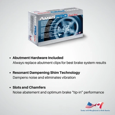 Rear Ceramic Pads by AMERIBRAKES - PRC1120 pa2