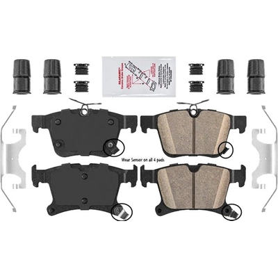 Rear Ceramic Pads by AMERIBRAKES - PTC1901 pa2