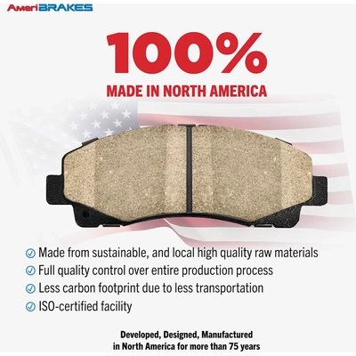 Rear Ceramic Pads by AMERIBRAKES - PTC1923 pa2
