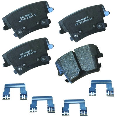 Rear Ceramic Pads by BENDIX - SBC1057VR pa1