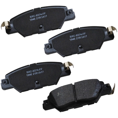 Rear Ceramic Pads by BENDIX - SBC1846 pa1