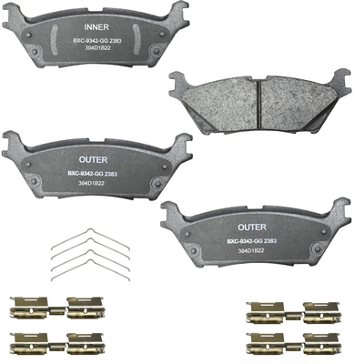 BENDIX - SBC2383 - Rear Disc Brake Pads pa1