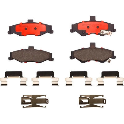 Rear Ceramic Pads by BREMBO - P10025N pa2