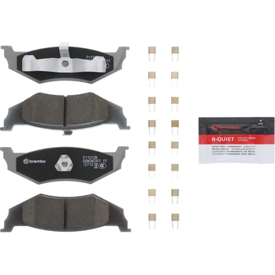 Rear Ceramic Pads by BREMBO - P11010N pa4