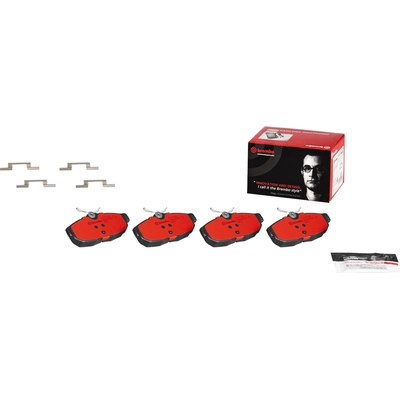 Rear Ceramic Pads by BREMBO - P24122N pa3