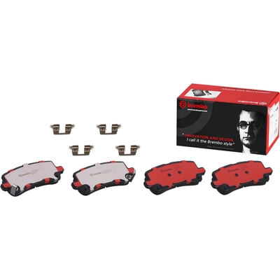 Rear Ceramic Pads by BREMBO - P28091N pa1