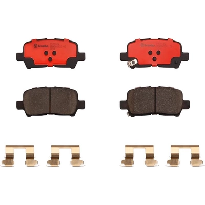 Rear Ceramic Pads by BREMBO - P37014N pa1
