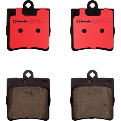 Rear Ceramic Pads by BREMBO - P50025N pa4
