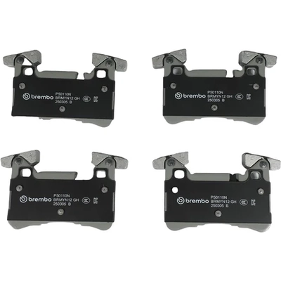 Rear Ceramic Pads by BREMBO - P50110N pa8