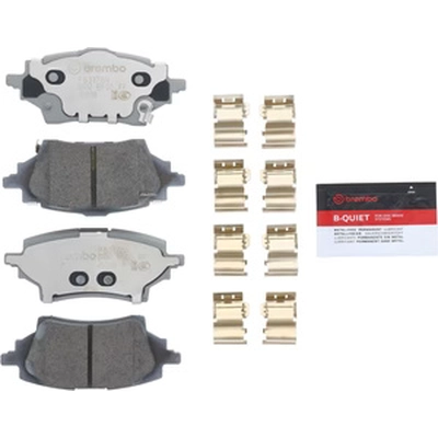 Rear Ceramic Pads by BREMBO - P83178N pa11