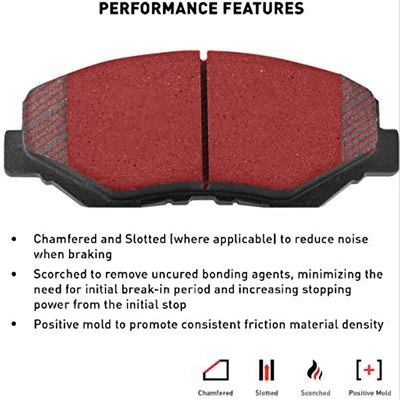 Rear Ceramic Pads by DYNAMIC FRICTION COMPANY - 1551-0352-00 pa11