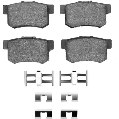 Rear Ceramic Pads by DYNAMIC FRICTION COMPANY - 1551-0537-01 pa1
