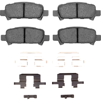 Rear Ceramic Pads by DYNAMIC FRICTION COMPANY - 1551-0770-01 pa1