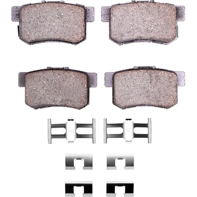 Rear Ceramic Pads by DYNAMIC FRICTION COMPANY - 1551-1086-01 pa1