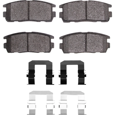 Rear Ceramic Pads by DYNAMIC FRICTION COMPANY - 1551-1275-01 pa1