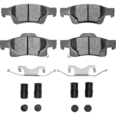 Rear Ceramic Pads by DYNAMIC FRICTION COMPANY - 1551-1498-01 pa1