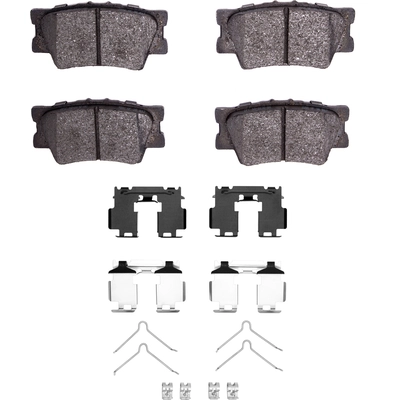 Rear Ceramic Pads by DYNAMIC FRICTION COMPANY - 1551-1632-01 pa1