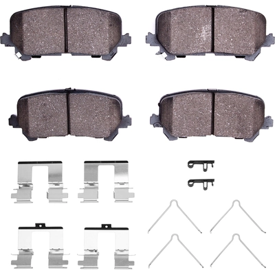 Rear Ceramic Pads by DYNAMIC FRICTION COMPANY - 1551-1724-01 pa1