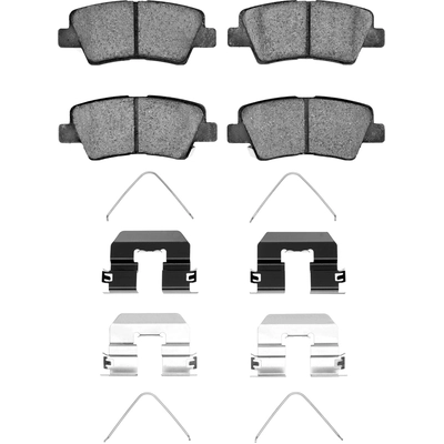 Rear Ceramic Pads by DYNAMIC FRICTION COMPANY - 1551-1812-01 pa1