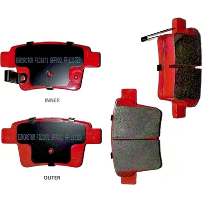 Rear Ceramic Pads by EUROROTOR - ID1071H pa3