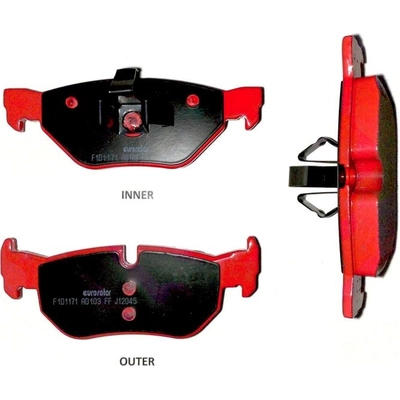Rear Ceramic Pads by EUROROTOR - ID1171H pa3