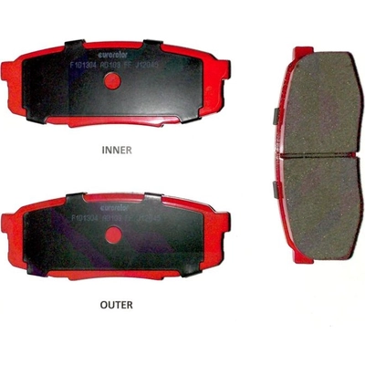 Rear Ceramic Pads by EUROROTOR - ID1304H pa4
