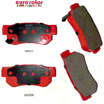 Rear Ceramic Pads by EUROROTOR - ID813H pa3