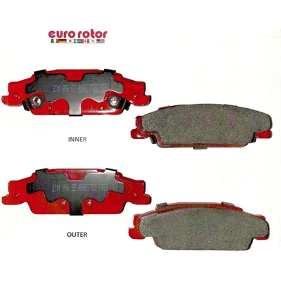 Rear Ceramic Pads by EUROROTOR - ID922H pa3