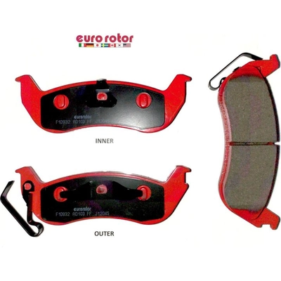 Rear Ceramic Pads by EUROROTOR - ID932H pa3