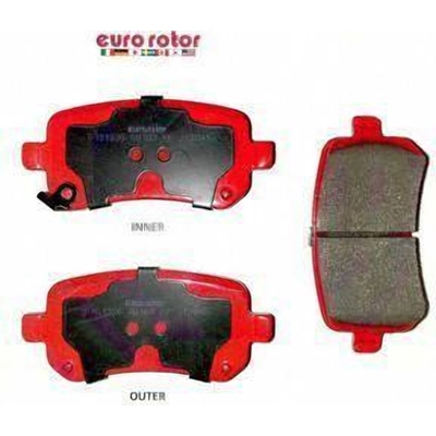 EUROROTOR - ID1326H - Rear Ceramic Pads pa1