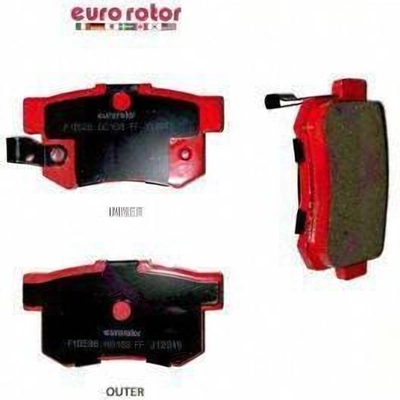 Rear Ceramic Pads by EUROROTOR - ID536H pa3