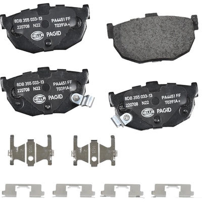 Rear Ceramic Pads by HELLA PAGID - 355033131 pa1