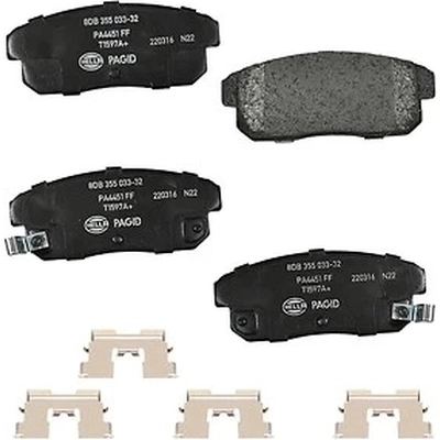 Rear Ceramic Pads by HELLA PAGID - 355033321 pa1