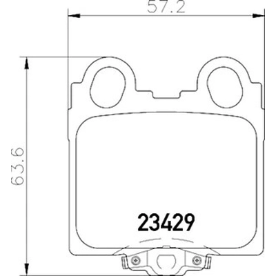 Rear Ceramic Pads by HELLA PAGID - 355033921 pa1