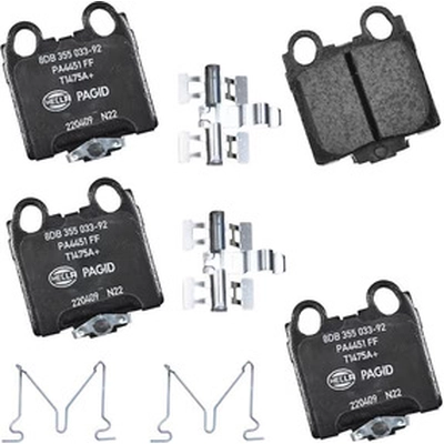 Rear Ceramic Pads by HELLA PAGID - 355033921 pa2