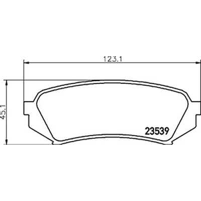 Rear Ceramic Pads by HELLA PAGID - 355033951 pa1