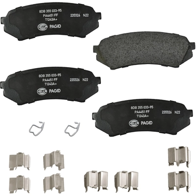 Rear Ceramic Pads by HELLA PAGID - 355033951 pa2