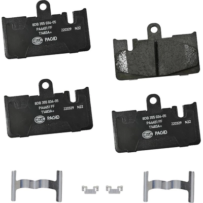Rear Ceramic Pads by HELLA PAGID - 355034051 pa1