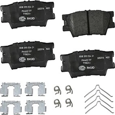 Rear Ceramic Pads by HELLA PAGID - 355034311 pa1