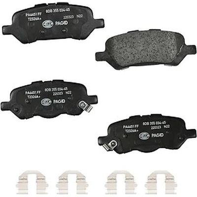 Rear Ceramic Pads by HELLA PAGID - 355034451 pa1