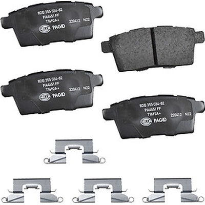 Rear Ceramic Pads by HELLA PAGID - 355034821 pa1