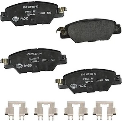 Rear Ceramic Pads by HELLA PAGID - 355034901 pa1