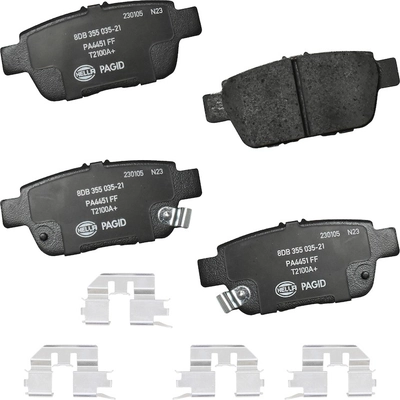 Rear Ceramic Pads by HELLA PAGID - 355035211 pa1