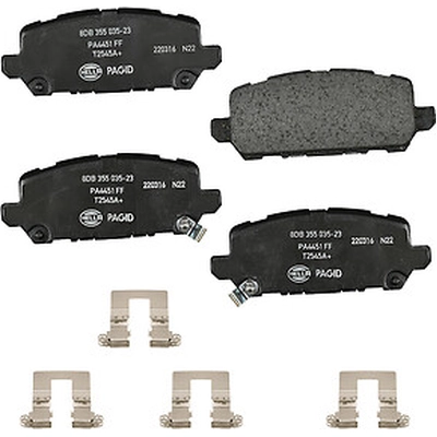 Rear Ceramic Pads by HELLA PAGID - 355035231 pa1