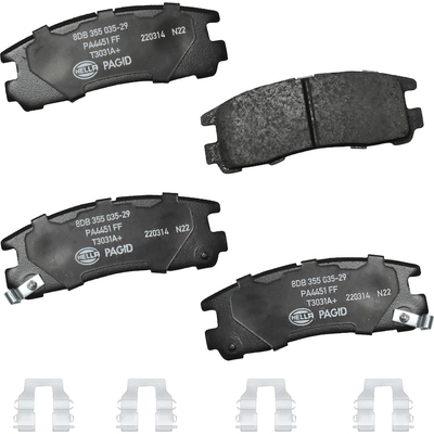 Rear Ceramic Pads by HELLA PAGID - 355035291 pa1