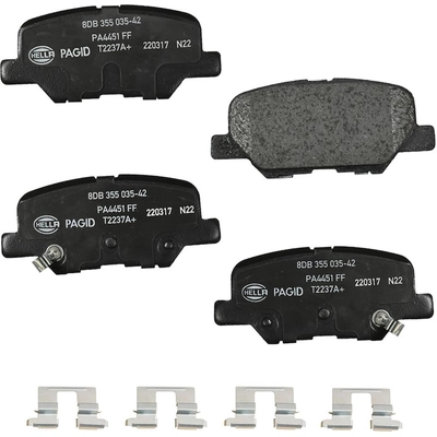 Rear Ceramic Pads by HELLA PAGID - 355035421 pa2