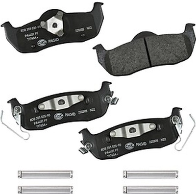 Rear Ceramic Pads by HELLA PAGID - 355035901 pa1